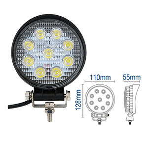 LEDs Headlight  4.3", 12/24V 6000K