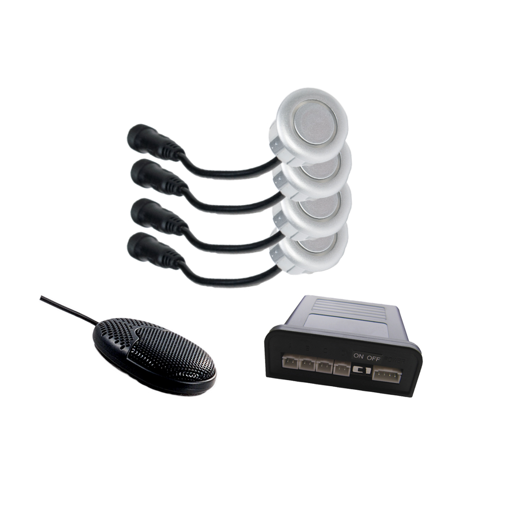 Gray Rear Parking Sensors with Buzzer
