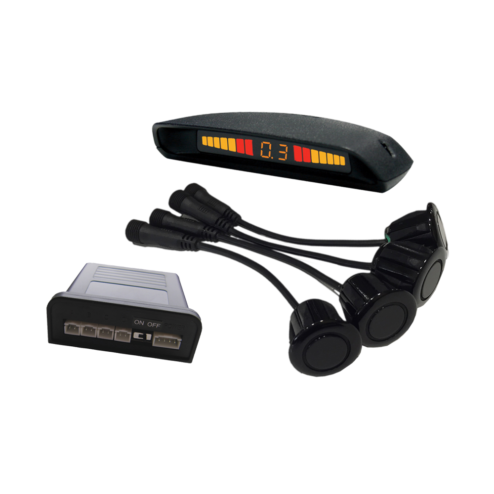 Black Rear Parking Sensors with Display
