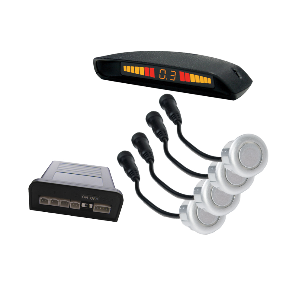 Gray Rear Parking Sensors with Display